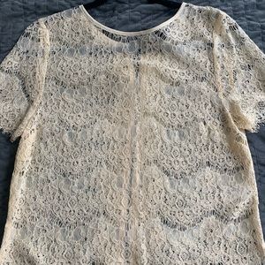 Top shop lace shirt